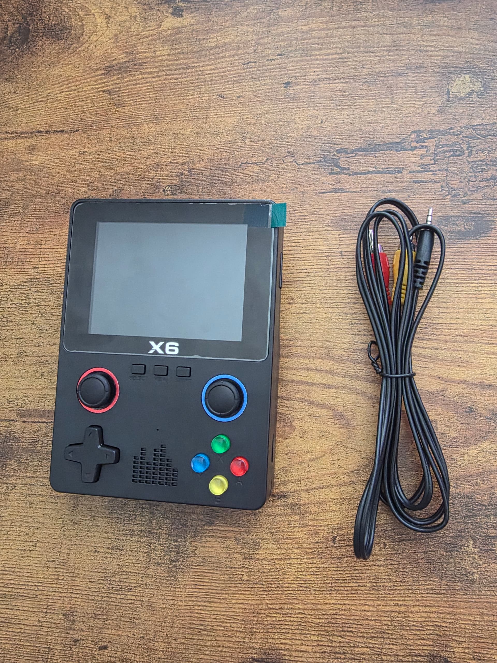 X6 Retro Handheld with included AV cable